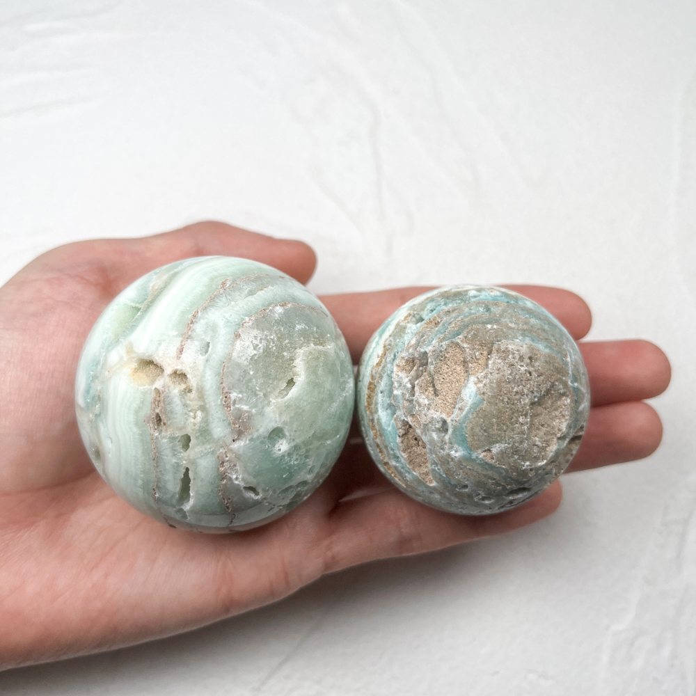 Hemimorphite Crystal Sphere wholesale polished crystal sphere product photo 1