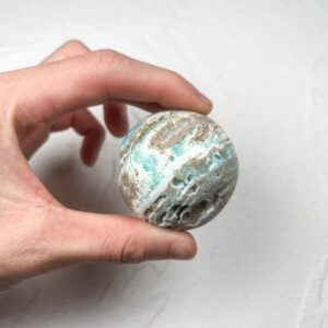 Hemimorphite Crystal Sphere wholesale polished crystal sphere product photo 2