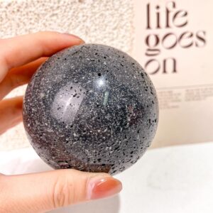 Lava Stone Crystal Sphere wholesale polished crystal sphere product photo 1