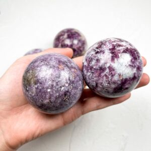 Lepidolite Crystal Sphere wholesale polished crystal sphere product photo 1