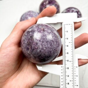 Lepidolite Crystal Sphere wholesale polished crystal sphere product photo 3