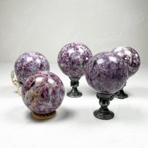 Lepidolite Crystal Sphere wholesale polished crystal sphere product photo 4