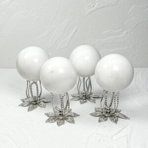 Pearl Marble Crystal Sphere wholesale polished crystal sphere product photo 3