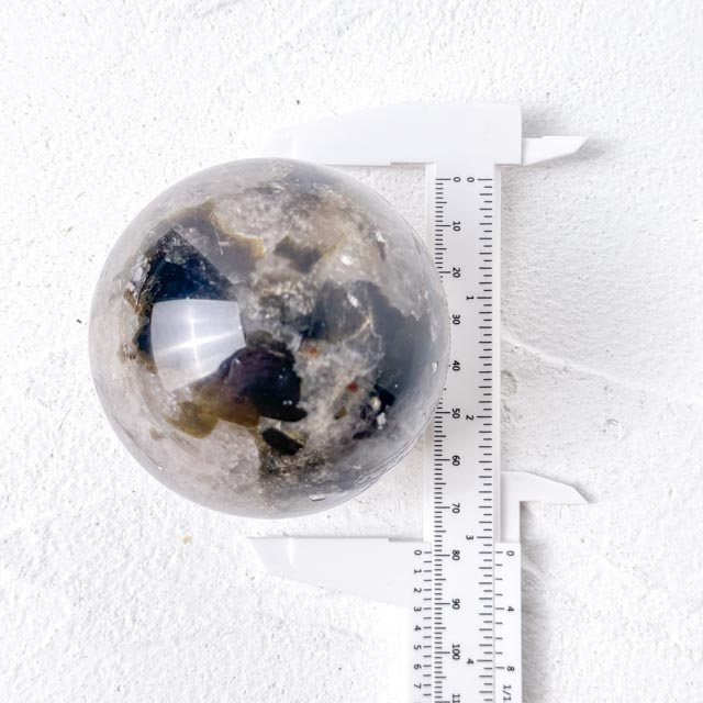 Plum Blossom Agate Crystal Sphere wholesale polished crystal sphere product photo 1