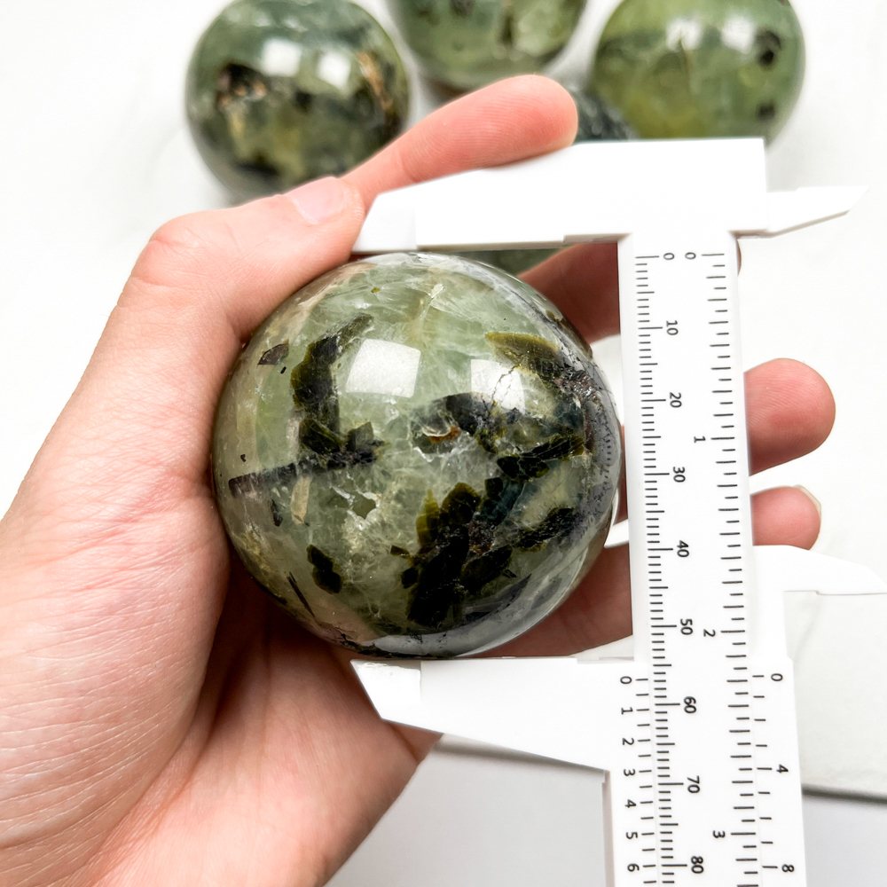 Prehnite Crystal Sphere wholesale polished crystal sphere product photo 1