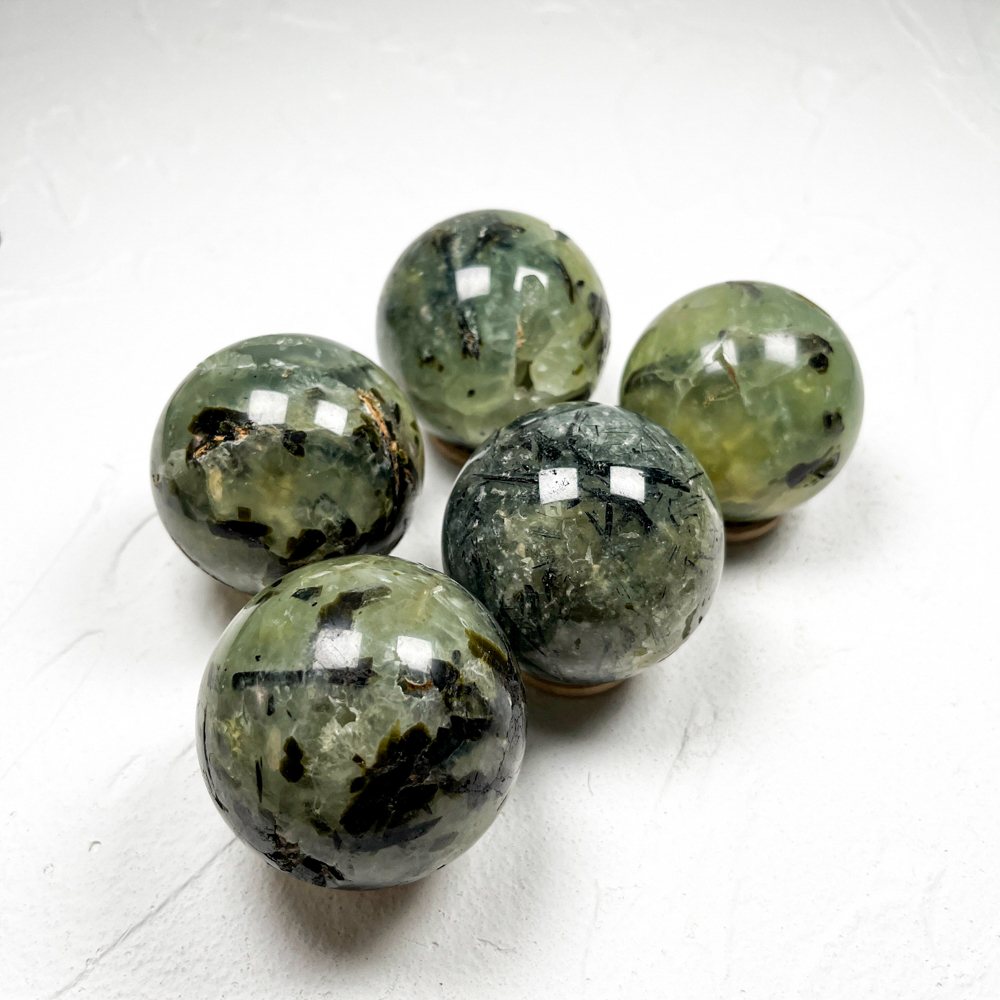 Prehnite Crystal Sphere wholesale polished crystal sphere product photo 2