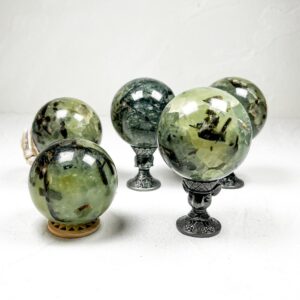 Prehnite Crystal Sphere wholesale polished crystal sphere product photo 3