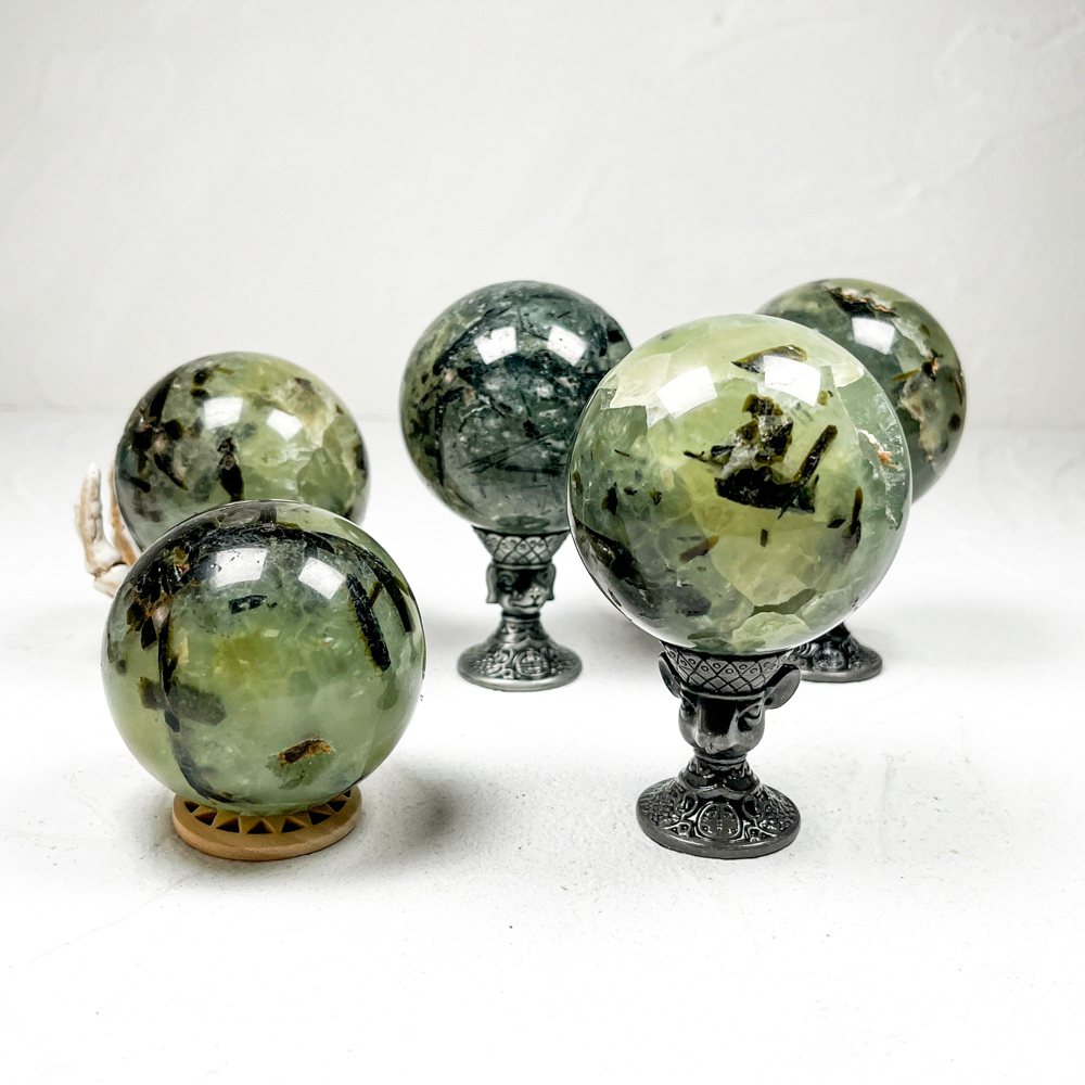 Prehnite Crystal Sphere wholesale polished crystal sphere product photo 3