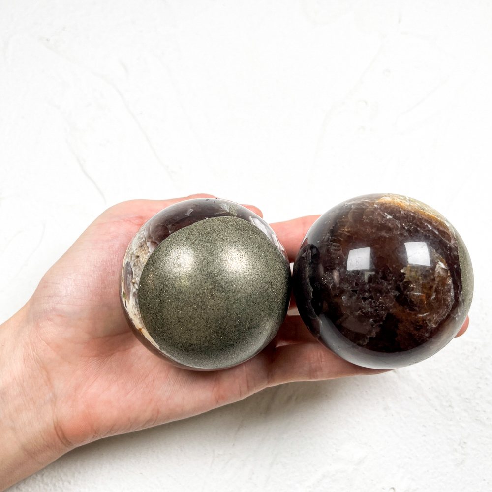 Pyrite Crystal Sphere wholesale polished crystal sphere product photo 4