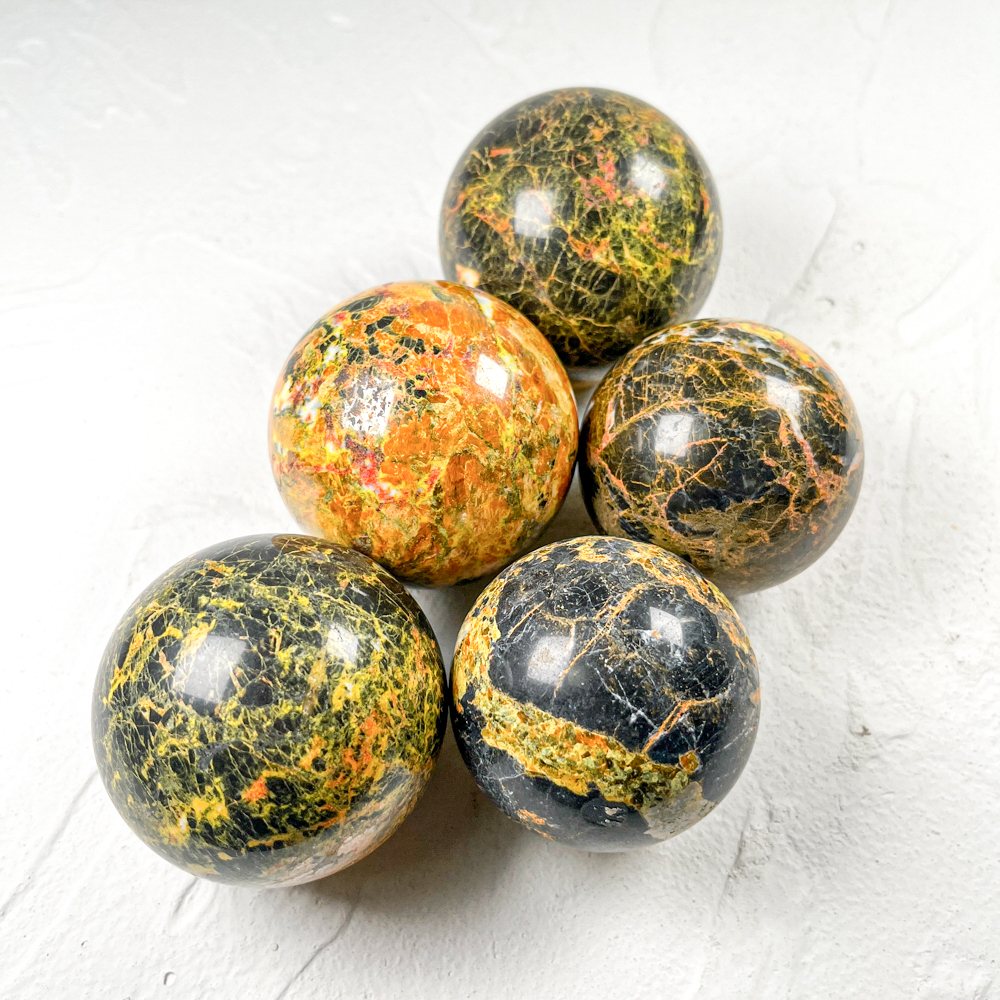 Realgar Mineral Sphere wholesale polished crystal sphere product photo 2