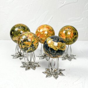 Realgar Mineral Sphere wholesale polished crystal sphere product photo 4