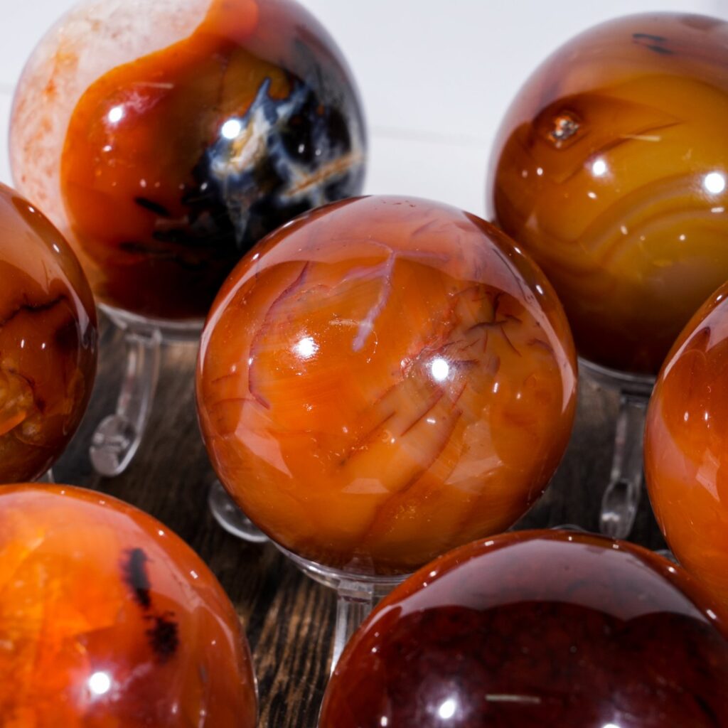 Red Agate Crystal Sphere wholesale polished crystal sphere product photo 2