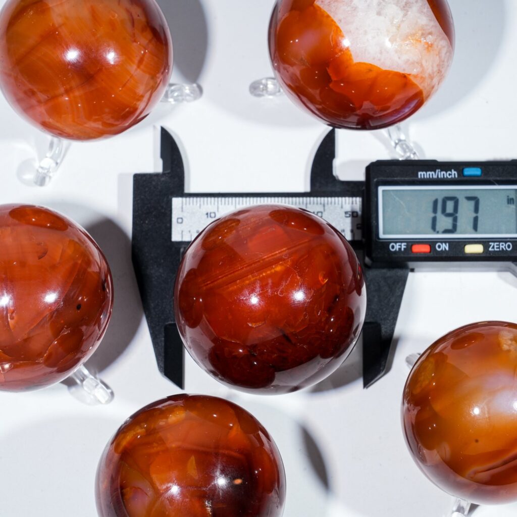 Red Agate Crystal Sphere wholesale polished crystal sphere product photo 3