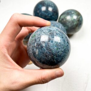 Ruby Kyanite Fuchsite Crystal Sphere wholesale polished crystal sphere product photo 4