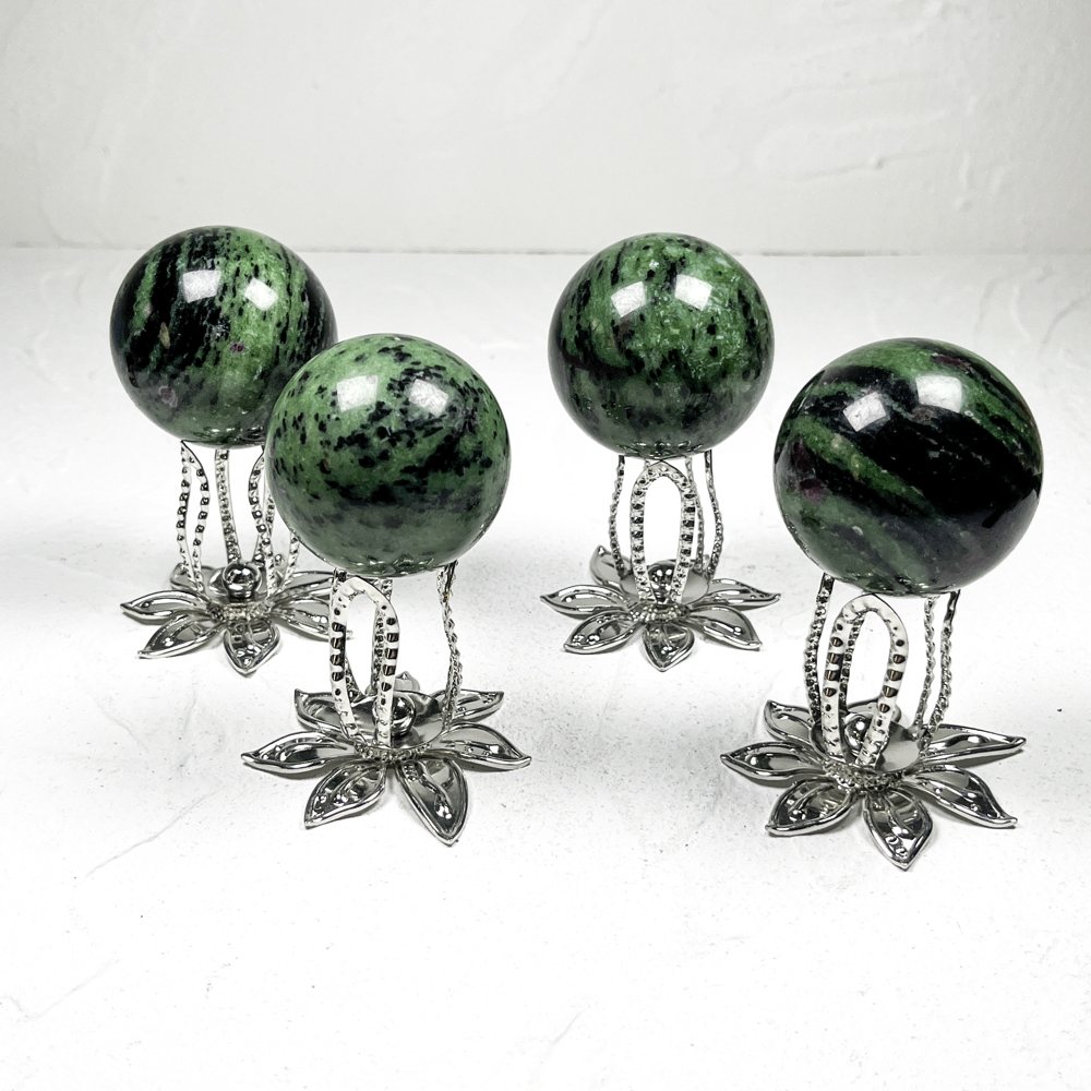 Ruby Zoisite Crystal Sphere wholesale polished crystal sphere product photo 2