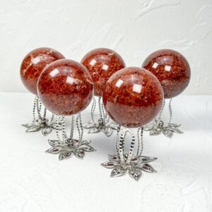 Strawberry Quartz Crystal Sphere wholesale polished crystal sphere product photo 2