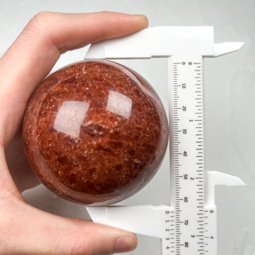 Strawberry Quartz Crystal Sphere wholesale polished crystal sphere product photo 3