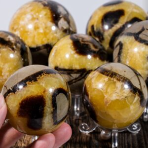 Turtle Shell Jasper Crystal Sphere wholesale polished crystal sphere product photo 3