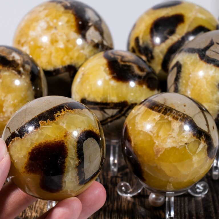 Turtle Shell Jasper Crystal Sphere wholesale polished crystal sphere product photo 3