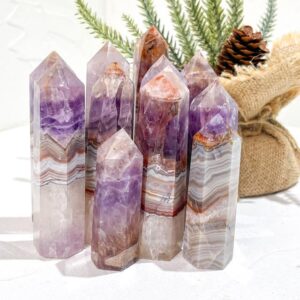 Amethyst Agate Crystal Tower wholesale crystal tower product photo 2