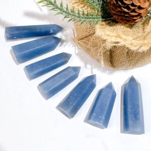 Angelite Crystal Tower wholesale crystal tower product photo 1
