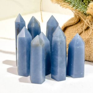 Angelite Crystal Tower wholesale crystal tower product photo 3