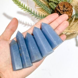 Angelite Crystal Tower wholesale crystal tower product photo 4
