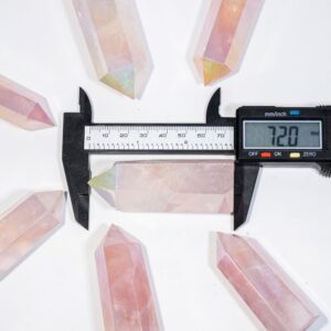 Aura Rose Quartz Crystal Tower wholesale crystal tower product photo 2
