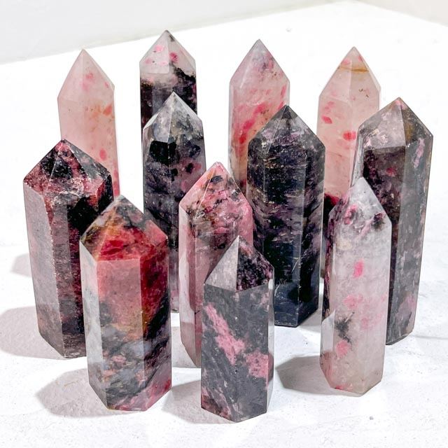 Black Rhodochrosite Crystal Tower wholesale crystal tower product photo 3