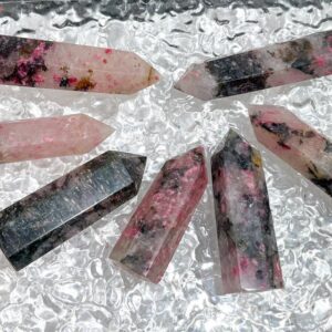 Black Rhodochrosite Crystal Tower wholesale crystal tower product photo 4