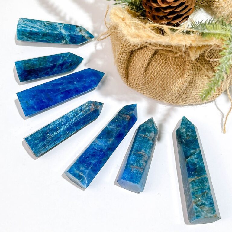 Blue Apatite Crystal Tower wholesale crystal tower product photo 1