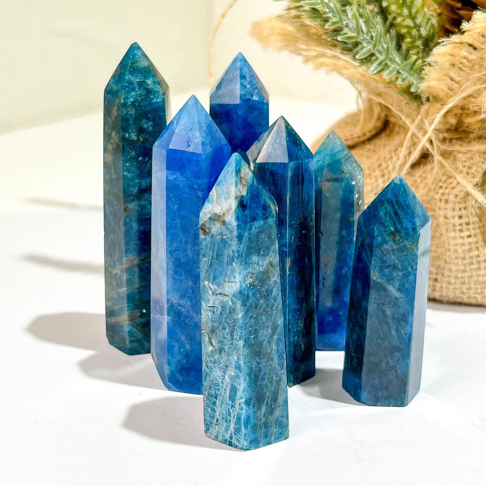 Blue Apatite Crystal Tower wholesale crystal tower product photo 2