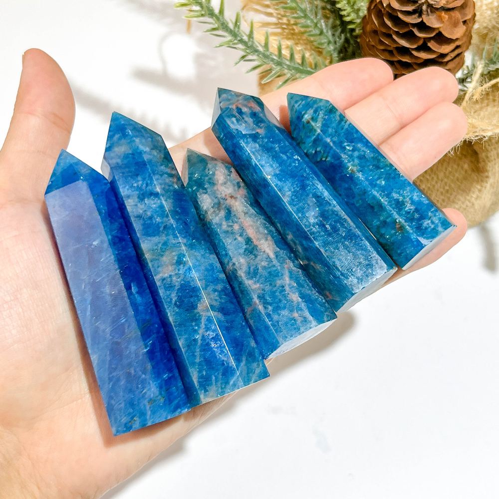 Blue Apatite Crystal Tower wholesale crystal tower product photo 3