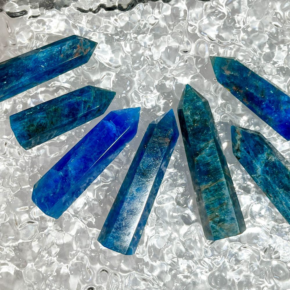 Blue Apatite Crystal Tower wholesale crystal tower product photo 4