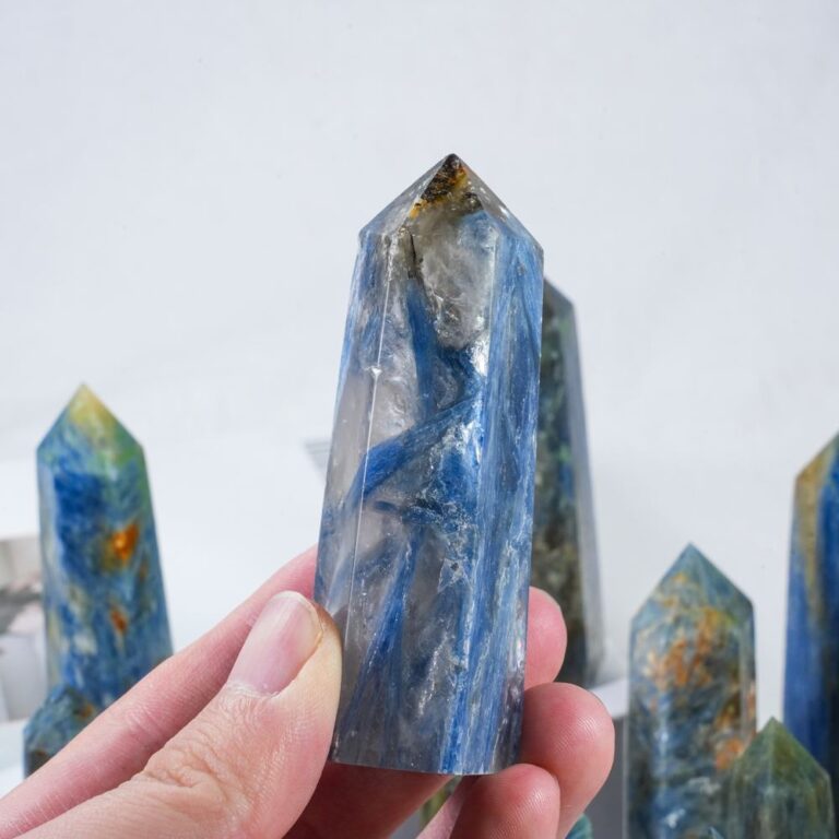 Blue Quartz Crystal Tower wholesale crystal tower product photo 1
