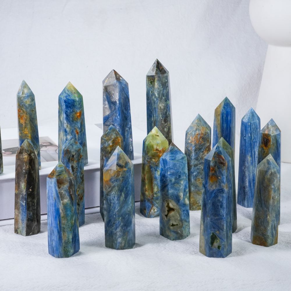 Blue Quartz Crystal Tower wholesale crystal tower product photo 4