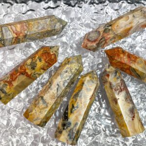 Crazy Lace Agate Crystal Tower wholesale crystal tower product photo 3