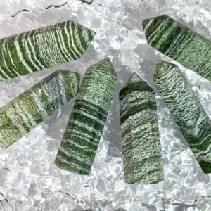 Green Jade Crystal Tower wholesale crystal tower product photo 3