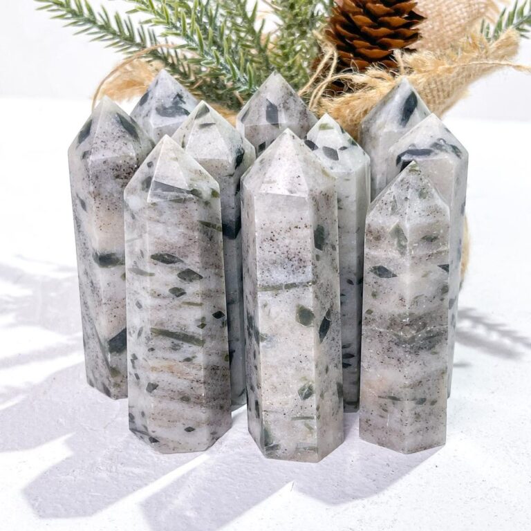 Green Tourmaline Crystal Tower wholesale crystal tower product photo 1
