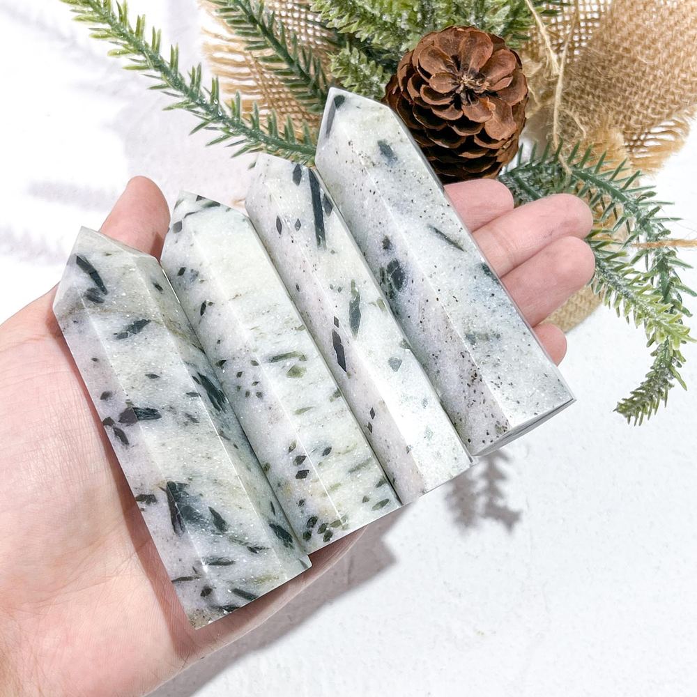 Green Tourmaline Crystal Tower wholesale crystal tower product photo 3