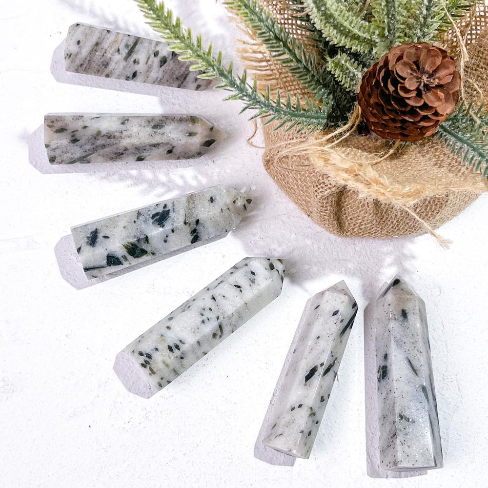 Green Tourmaline Crystal Tower wholesale crystal tower product photo 4