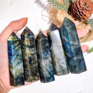 Labradorite Crystal Tower wholesale crystal tower product photo 3