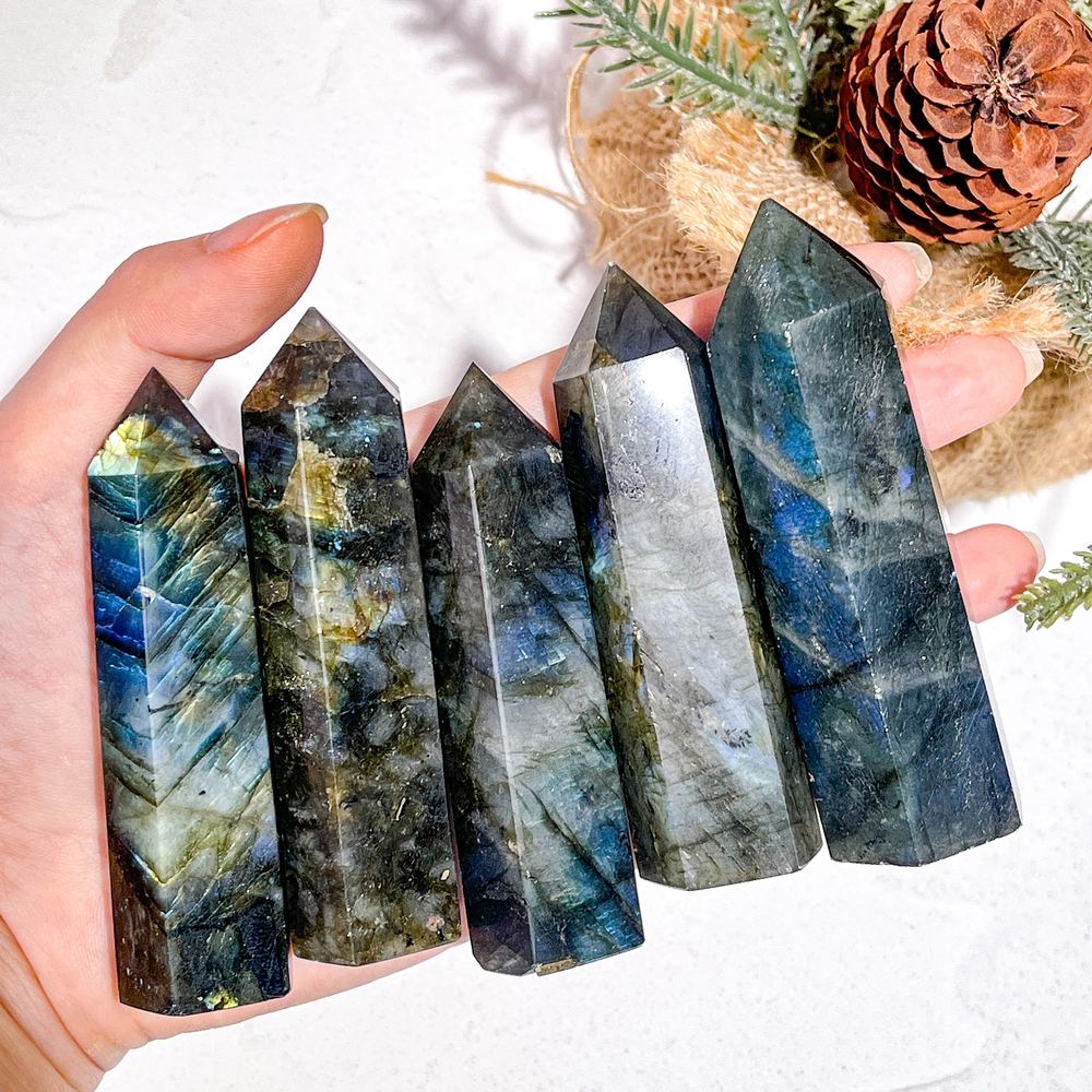 Labradorite Crystal Tower wholesale crystal tower product photo 3