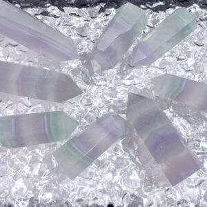 Light Fluorite Crystal Tower wholesale crystal tower product photo 1