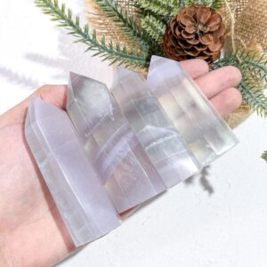 Light Fluorite Crystal Tower wholesale crystal tower product photo 4