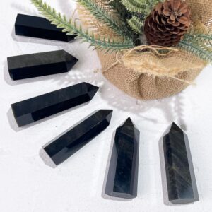 Obsidian Crystal Tower wholesale crystal tower product photo 2