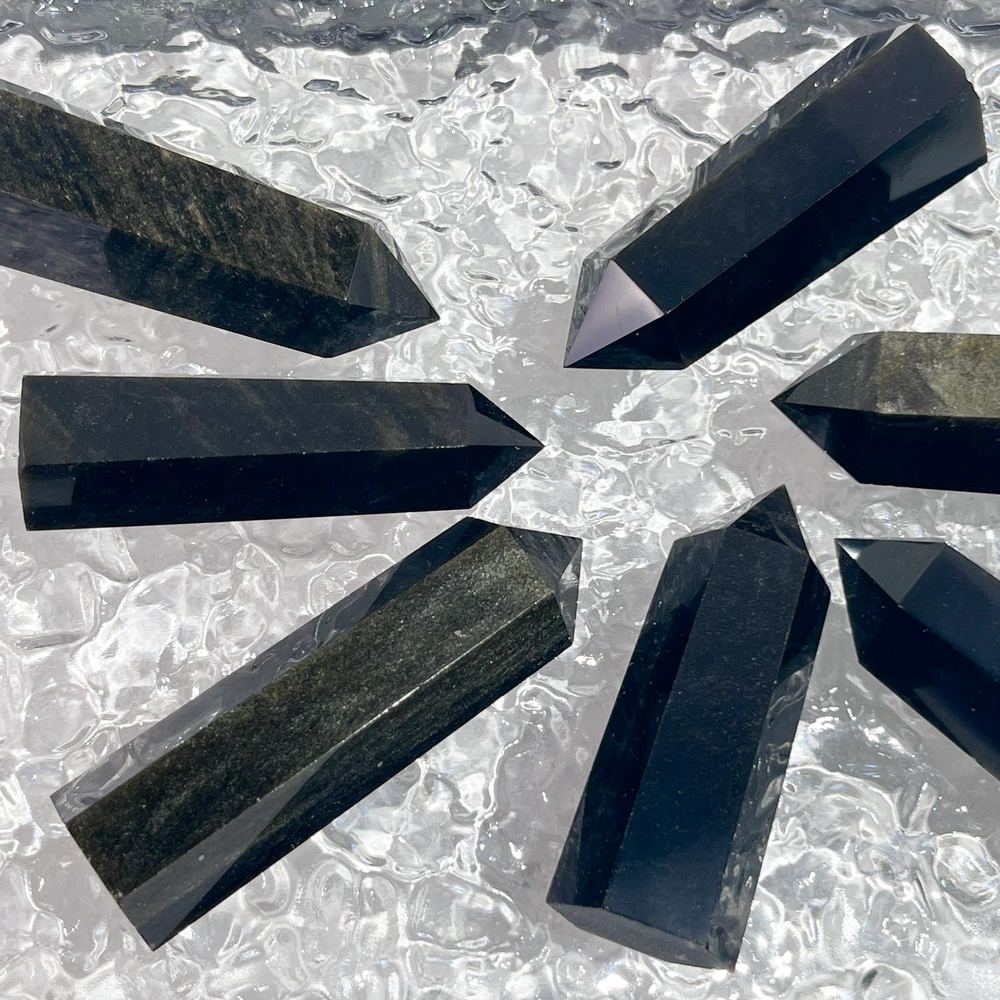 Obsidian Crystal Tower wholesale crystal tower product photo 3