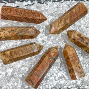 Peach Moonstone Crystal Tower wholesale crystal tower product photo 2
