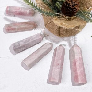 Pink Opal Crystal Tower wholesale crystal tower product photo 4