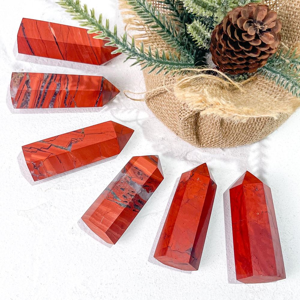 Red Jasper Crystal Tower wholesale crystal tower product photo 2